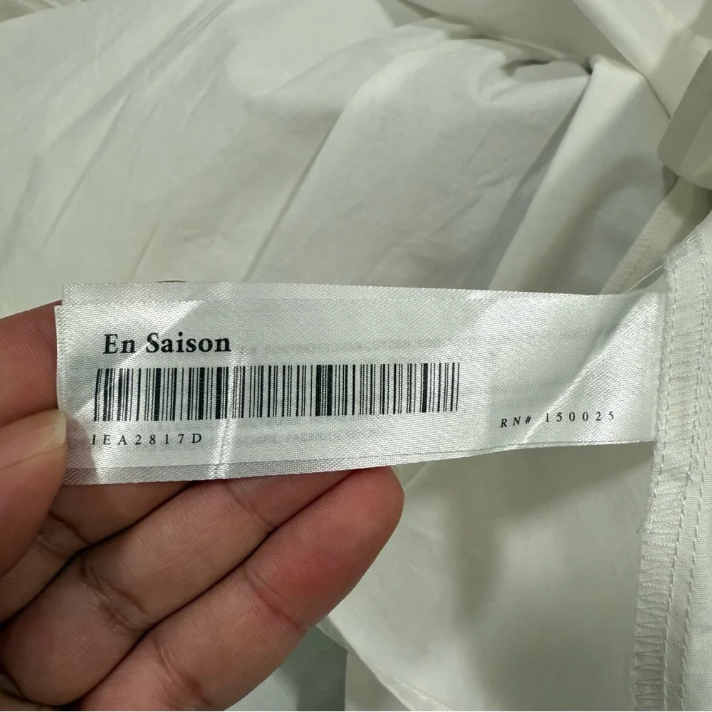 Women’s New En Saison Evie Mixed Media Mini Dress Size M MSRP $160 - Picture 7 of 9